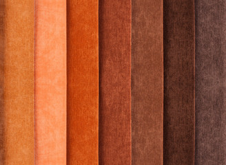 Fabrics in brown shades
