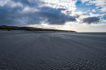 Strandsparziergang im Dezember