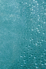 transparent water background with balls