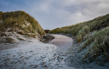 Dünenwege im Dezember