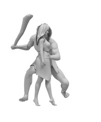 3D render, human character, illustration