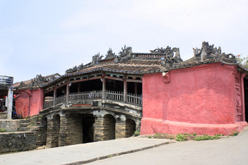 Obraz premium Japanese Bridge (Cau Chua Pagoda) in Hoi An, Vietnam