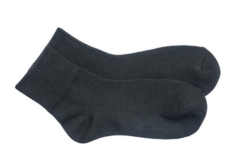 socks isolated on white background. clipping path