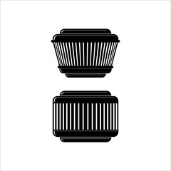 Air Filter Icon, Air Purifier Cleaner