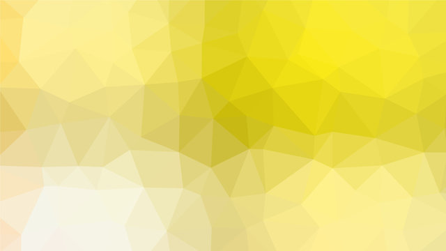 Yellow Polygon Pattern. Low Poly Design