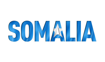 somalian flag text font
