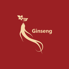 Ginseng icon Vector Illustration design Logo