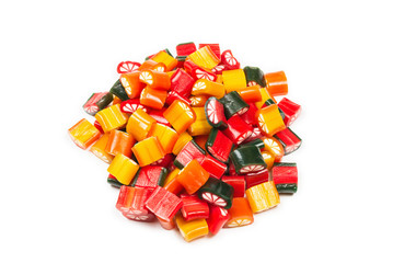 Citrus colorful candies. Jelly sweets,