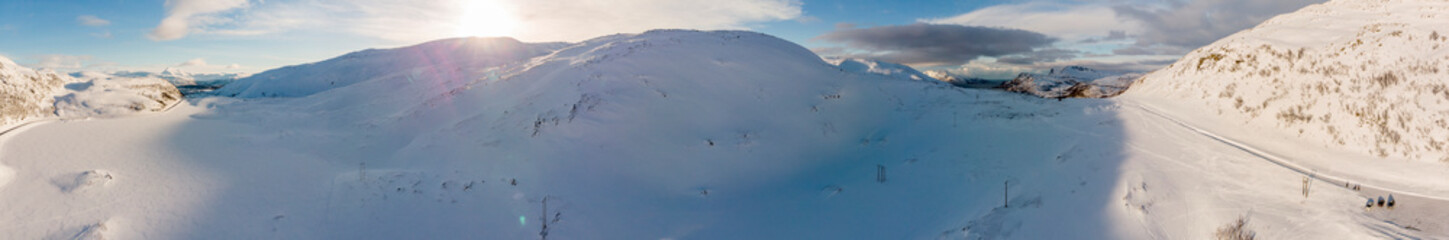 Winter im Norden von Norwegen