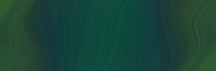 surreal header with dark slate gray, very dark blue and very dark green colors. dynamic curved lines with fluid flowing waves and curves