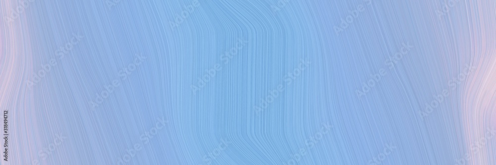 Poster artistic header design with sky blue, thistle and light steel blue colors. dynamic curved lines with