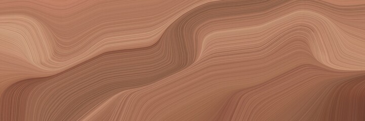 decorative header with pastel brown, tan and rosy brown colors. dynamic curved lines with fluid flowing waves and curves