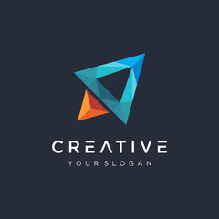 rocket with digital concept. logo creative bold and strong rocket. symbol for technology digital. - vector