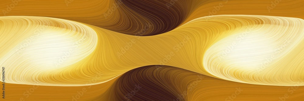 Poster colorful header with bronze, blanched almond and very dark pink colors. dynamic curved lines with fl