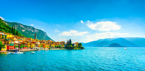 Varenna town, Como Lake district landscape. Italy, Europe.