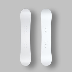 Snowboard mockup 3d rendering