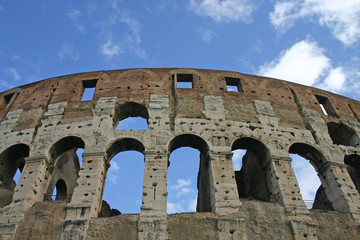 Obraz premium detail of colosseum in Rome
