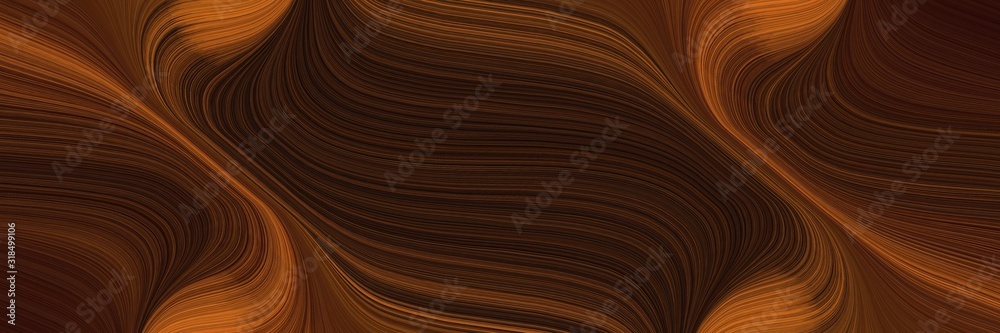 Aufkleber artistic banner with very dark red, coffee and saddle brown colors. dynamic curved lines with fluid 