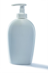 white skicare bottle spryer isolated