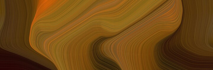 flowing banner with chocolate, very dark red and sienna colors. dynamic curved lines with fluid flowing waves and curves