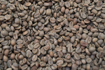 brown coffee on the table for background