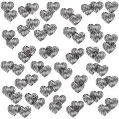 Sensuality wallpaper with hearts