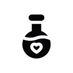 valentine day related romance love potion vector in solid design