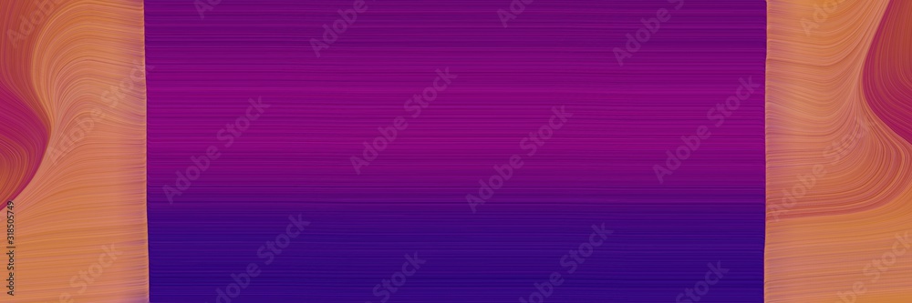 Poster surreal banner design with purple, indian red and indigo colors. dynamic curved lines with fluid flo