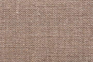 New linen canvas background in stylish brown color.