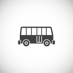 Transportation related icon on background for graphic and web design. Creative illustration concept symbol for web or mobile app