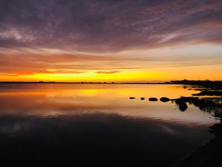 Scenic Sunrise on the Baltic Sea Near Copenhagen