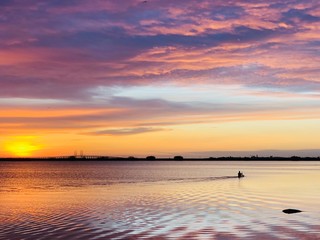 Scenic Sunrise on the Baltic Sea Near Copenhagen