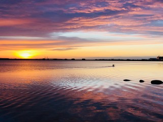 Scenic Sunrise on the Baltic Sea Near Copenhagen