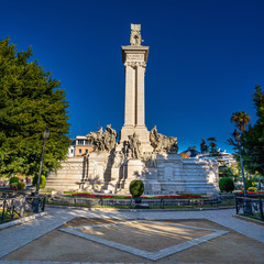 Fototapeta na wymiar Monumento a la Constitucion de 1812, Cadiz, Andalucia, Spain