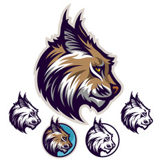 Lynx profile emblem © Refluo