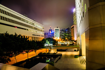 Hong Kong Central Night Vibes and Light Trails Photography