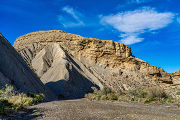 Tabernas desert, Desierto de Tabernas near Almeria, andalusia region, Spain