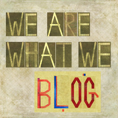 We are what we blog