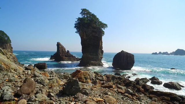 岩手県 宮古市 三王岩