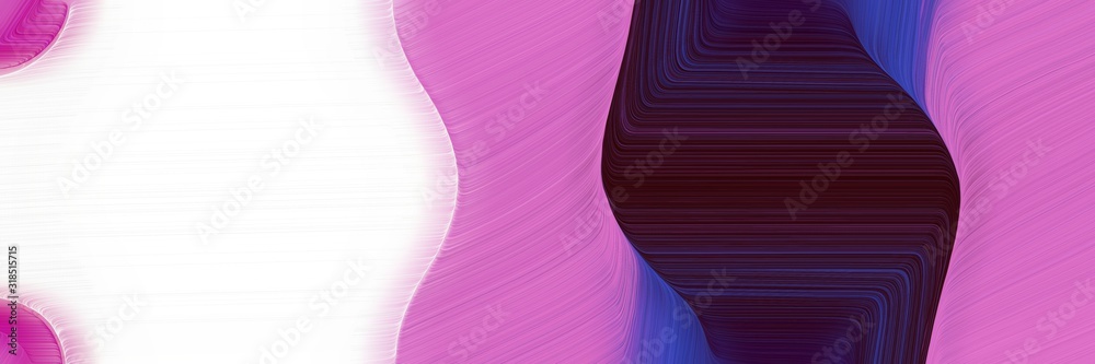 Poster colorful designed horizontal header with orchid, lavender blush and very dark pink colors. dynamic c