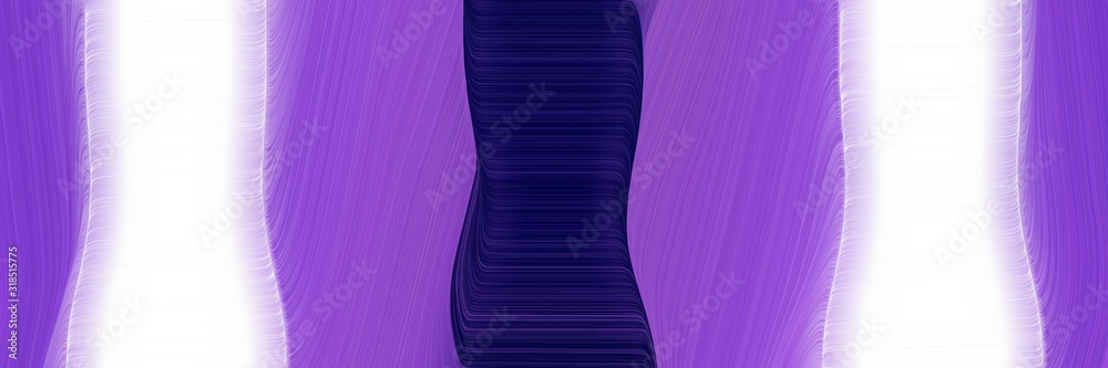 Poster decorative designed horizontal banner with moderate violet, very dark blue and lavender colors. dyna