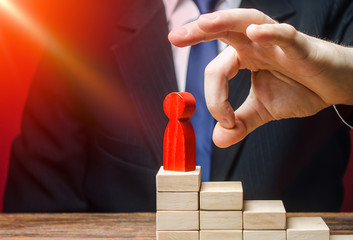 A businessman wants to dismiss his employee. Ruin a career. Head Offset. Capture control of...