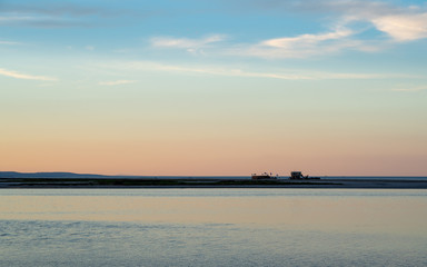 Coucher de soleil à Leucate