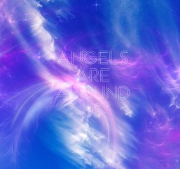 Angels are around us, clouds and angelic energy photographed in Bloemfontein, South Africa