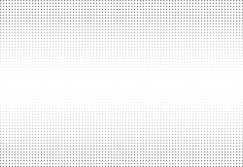 Abstract halftone dotted background. Monochrome pattern with stars.  Vector modern futuristic texture for posters, sites, business cards, postcards, labels and stickers. Design mock-up layout.