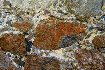 Background of stone wall texture, material, cement