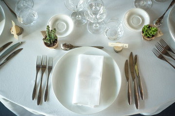 Décoration de table de mariage