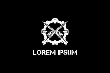 shooting club or military club logo