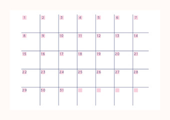 Planner sheet vector