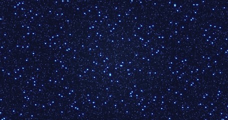 Blue glitter dust background for festival, party, event. Gold glamur texture Loop animation.